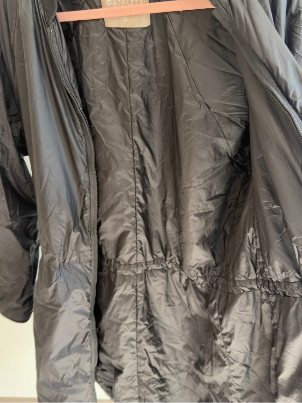 Athleta Summit PrimaLoft Packable Parka XL Black Athleisure Travel - Picture 5 of 10